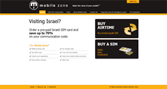 Desktop Screenshot of mobilezone.co.il